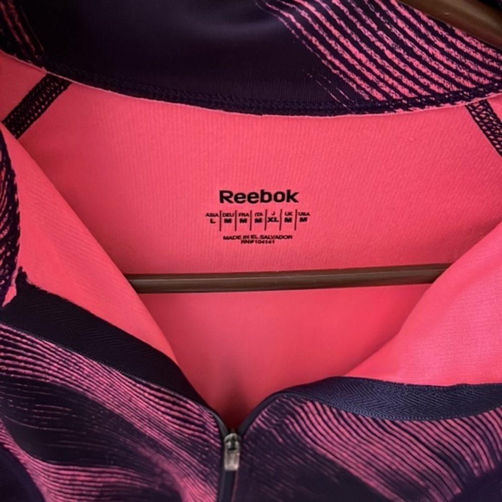 Reebok Pink and Purple Athletic Pullover - Picture 2 of 5